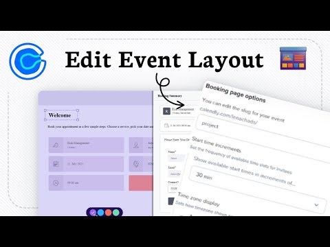 How to customize Calendly booking page (Edit Design)