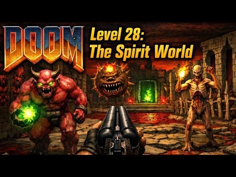 Doom 2 1994 play-through - Level 28: The Spirit World