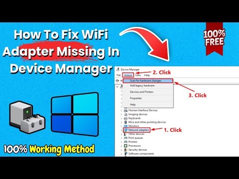 How To Fix WiFi Adapter Missing In Device Manager in 2025