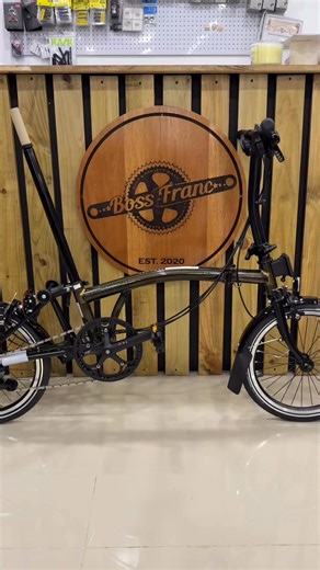 Brompton C Line Black Lacquer 6 Speed | Boss Franc Bike Parts & Accessories | Facebook