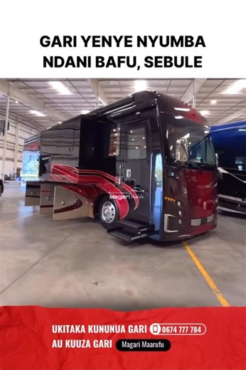 Magari Maarufu (Famous Motors) on Instagram: "Hii hapa sasa nyumba gari, napokea order wakuu bilioni 1.2 Tu, bila ushuru. #StoriZaMagari #MagariMaarufu"