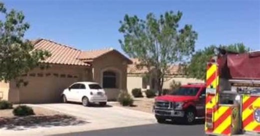 Crews fight house fire in Gladden Farms