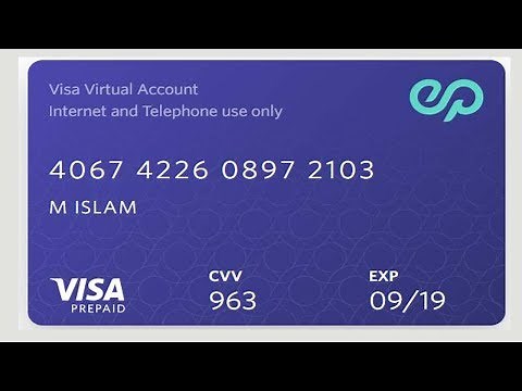 How to Create Free Virtual VISA Card on Entropay?