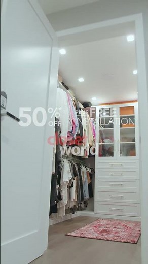 Custom Closets of Every Kind. 50% Off + Free Installation.