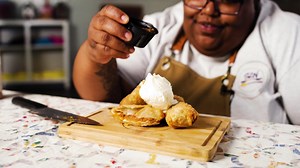 361 reactions · 54 shares | We're closing out this season of Dig In, Buffalo with a SZN showstopper from Chef Josey: the sweet potato pie eggroll. All the ooey-gooey, crispy-crunchy texture and delicious sugar-and-spice flavors your heart desires, finished with pecan praline sauce and—if you're doing it right—a big scoop of ice cream from The Vintage Cow Farmers Market. You don't want to miss this! | The Buffalo News | Facebook