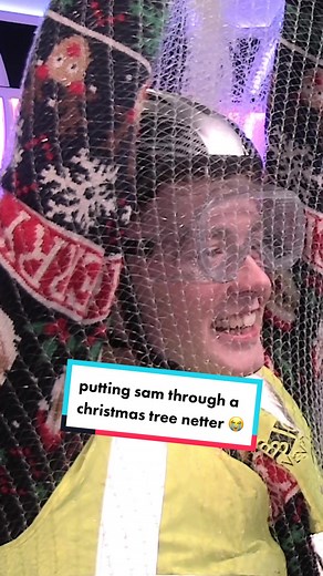 Sam's Christmas Tree Netting Prank | Radio1
