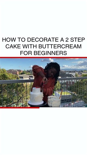 Buttercream Cake Decorating for Beginners DIY 2-Step Guide #CakeDecorating #Buttercream