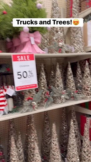 3.9K views · 38 reactions | Trucks and trees  #hobbylobby #hobbylobbyfinds #christmasdecor #christmas2025 #christmasdecorations | Creating with Ms Nancy | Facebook