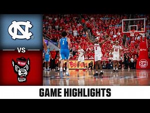 North Carolina vs. NC State Game Highlights | 2025-26 ACC Men's Basketball