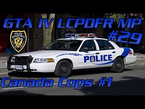 GTA IV LCPDFR MP #29 - Canada Cops #1