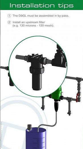 [Short] D9GL Tip - How to Install Properly my Fertilizer Injector?