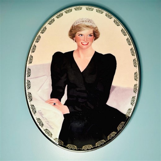 Princess Diana Plate 1998 Bradford Exchange A Unforgettable Princess - Etsy