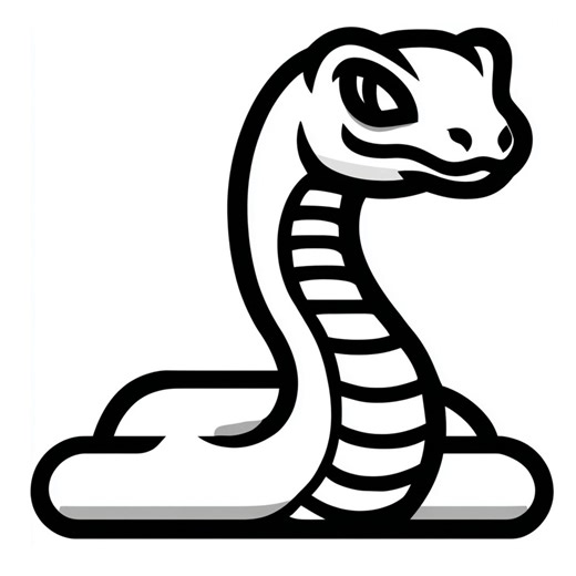 4 Python Snake SVG/PNG – File di taglio digitale di clipart di serpenti selvatici per Cricut e Silhouette 300 DPI, sfondo trasparente, uso commerciale - Etsy Italia