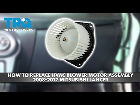 How to Replace HVAC Blower Motor Assembly 2008-2017 Mitsubishi Lancer