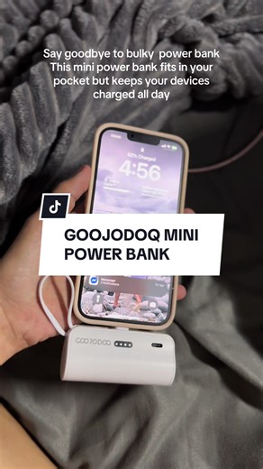Compact Goojodoq Mini Power Bank: Power on the Go