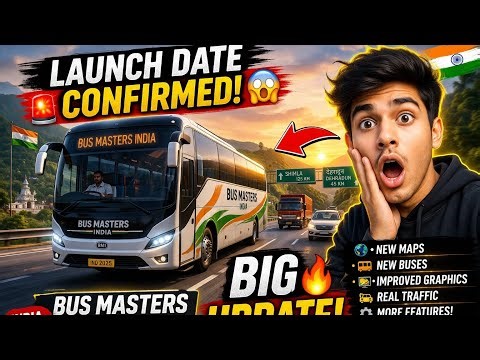 FINAL DATE AA GYI🔥 BUS MASTER INDIA SIMULATOR RELEASE DATE 📅