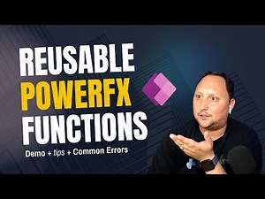 Unlocking Reusable Power FX Functions in Power Apps #powerplatform #powerapps #powerautomate