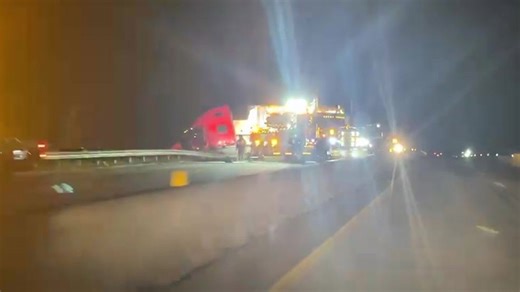 Tractor-trailer over embankment temporarily shuts down I-26 West