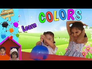 LEARN COLORS with BALLOONS Pop ballons