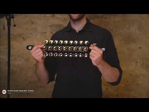 MEINL Percussion - Double Handle Sleigh Bell, 36 Bells - SLB36
