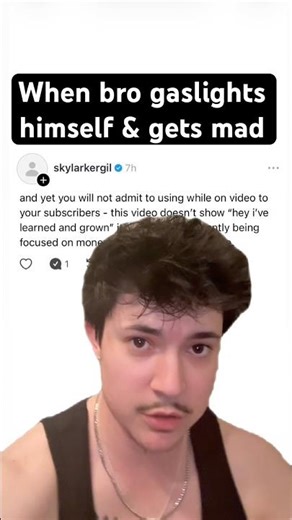 When you get mad about something you made up in your head about someone else’s addiction LMAO