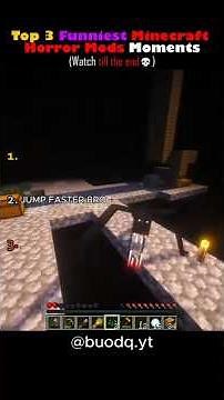 Top 3 Funniest Minecraft Horror Mods Moments 😂💀 #1 Had Me Crying Laughing!