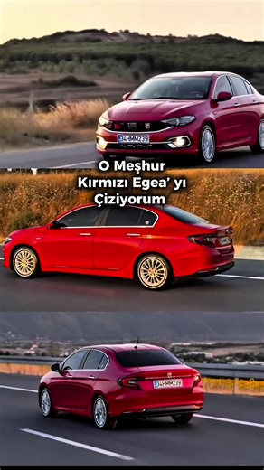 Kırmızı Egea: O Meşhur Araba ile Çizim Deneyimi