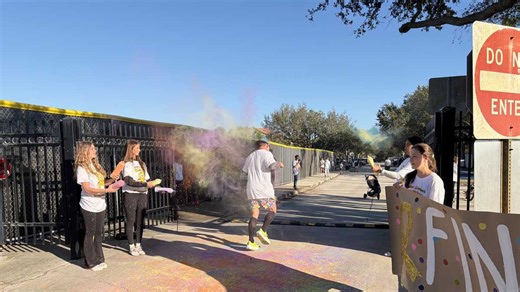 Local students conduct color run to support classmates with cancer