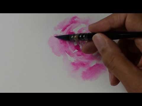 PEINDRE UNE ROSE ! LE 1ER BREF TUTO DE GOMMEDECRAYON