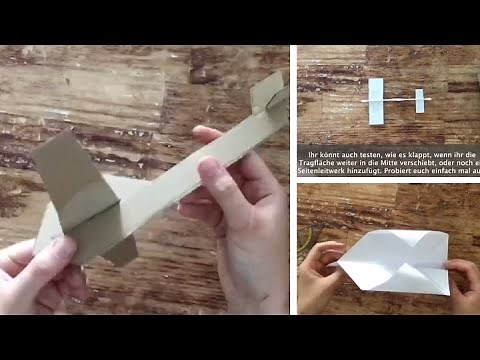 Flugzeugmodelle bauen: Aus Pappe, Wattestäbchen oder Papier (Kniffelix.de Rätselthema Flugzeug)