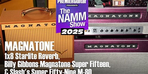 Magnatone 1x8 Starlite Reverb, Billy Gibbons & Slash Amps Demo | NAMM 2025