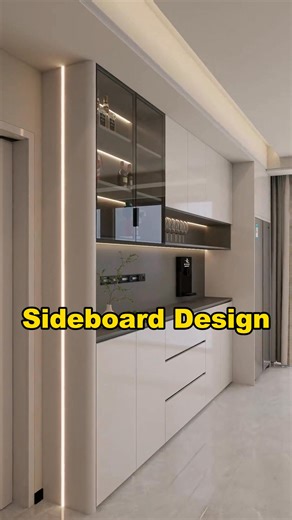 116K views · 1K reactions | Modern minimalist sideboard design#kitchen #kitchenstorage #home #homedecro #interiosdesign #interiors #architeture #kitchendesign #kitcheninteriors #kitchencabinets #cabinetfactory #kitchenideas #kitchenrenovation #modernkitchen #cabinetmaker #aleadhome #diy #love #art | aleadhomeus | Facebook