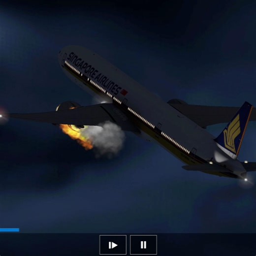 Singapore Airlines Engine Fire During Takeoff 😱🔥 | Emergency #Shorts