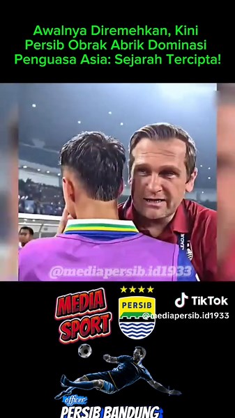 Awalnya Diremehkan, Kini Persib Obrak Abrik Dominasi Penguasa Asia: Sejarah Tercipta! Persib sukses mencatatkan sejarah baru dengan berhasil lolos ke babak 16 besar ACL 2 usai menaklukan Bangkok United di Stadion GBLA pada Rabu, 10 Desember 2025 malam. Dikutip dari kanal YouTube Puncak Klasemen, klub berjuluk Maung Bandung yang awalnya diremehkan malah keluar sebagai juara grup. Gol yang dicetak oleh Ramon Tanque memastikan langkah mulus skuad Pangeran Biru ke fase gugur. Klub asal Bandung ini j