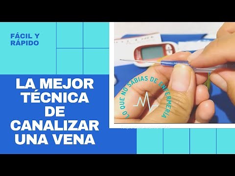 Técnica de venopunción tutorial para canalizar