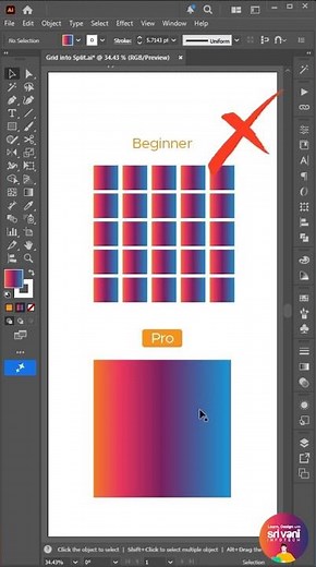 Adobe Illustrator – Split Into Grid Explained