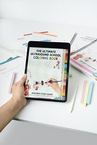 Sonography Coloring Book, Ultrasound Student Study, Ultrasound Notes, Liver Review, Sonographer Gift, Anatomy Notebook, DMS Student - Etsy