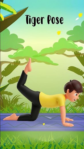 Fun Jungle Yoga for Kids with Easy Yoga Poses! #kidsyogafun #jungleanimals #yogaguppy #yogaforkids