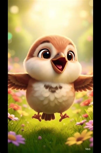 👉 கிளி சிட்டு மயில் 🦜🐦🦚 | Cute 3D Cartoon Tamil Kids Song | #Shorts