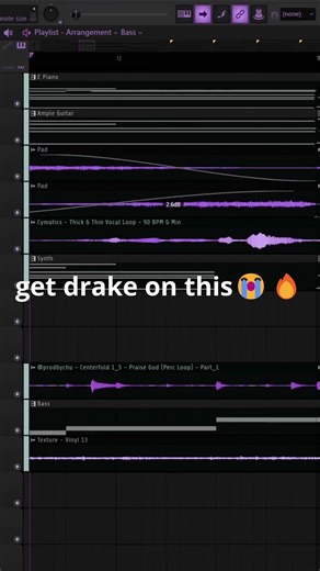Made a PND x Drake type loop — Who’s recording on this?? 🎤✨
