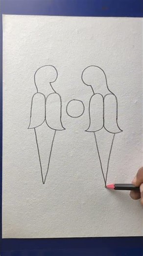 Simple and easy bird drawing with mom