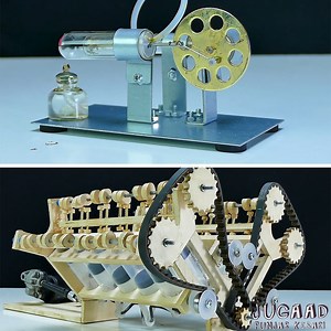 How it Works: V8 Mini Engine Model Via bit.ly/2tjvpX0 #jugaad | Jugaad