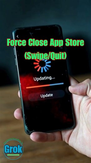 App Updates Stuck? 31a Store Restart