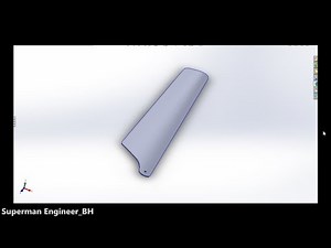 Main Rotor Blade_Part(1) / RC Helicopter / Music / SolidWorks