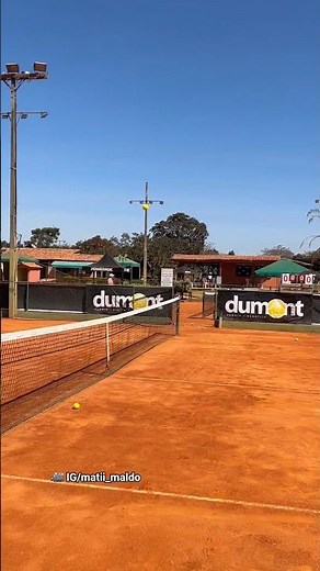 Backspin drop shot is the most satisfying shot (By Luiz Gustavo) #tennis