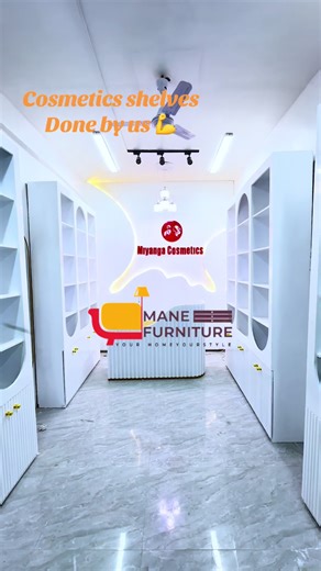 Innovative Cosmetics Shelves by Mane Furniture