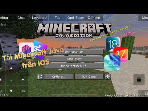 Cách tải Minecraft Java trên IOS
