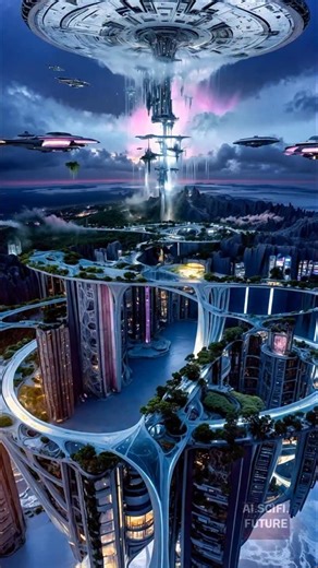 3.2K views · 1.9K reactions | Spectral Horizon #alienworld #alienlife #ufo #alienbeauty #scifiworld | ai.scifi.future | Facebook