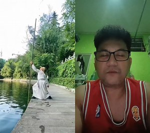 Galing nila mag balance sa kawayan totoo pala to hinde tricks lang #reelsfypシ #pabulars #facebookreel #facebookpost | Papa Bulars