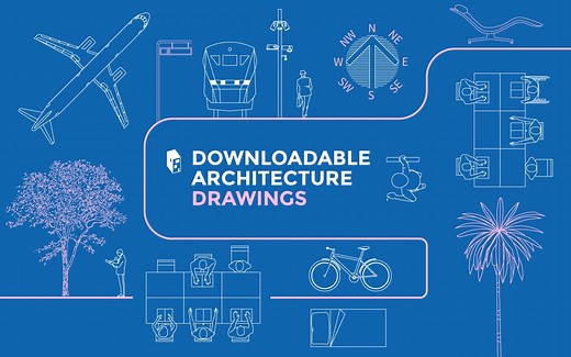 A Library of Downloadable Architecture Drawings in DWG Format